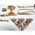 set stylish personalized design dog vest collar strap